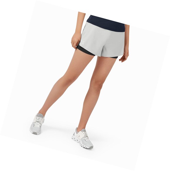 Beige / Black On Running Women's Running Shorts | 8015FDSPK