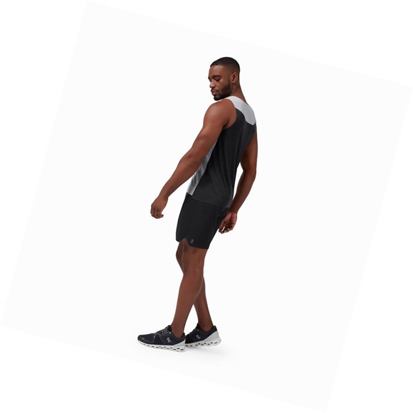 Beige / Black On Tank-T Men's Tanks | 9235FCVDH