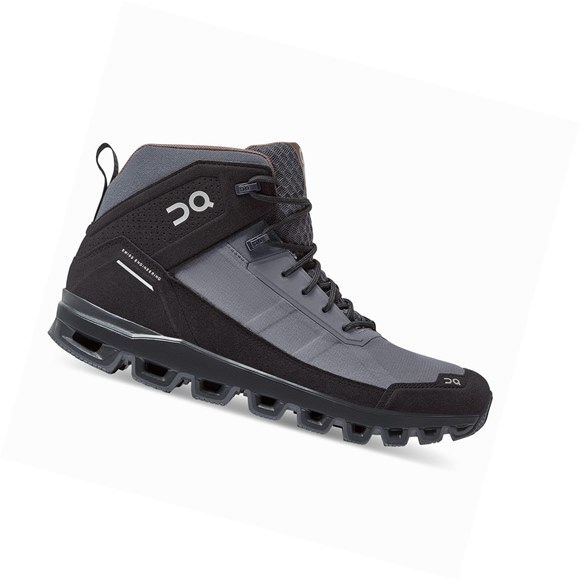 Black / Grey On Cloudridge Men's Hiking Shoes | 6701HLWON