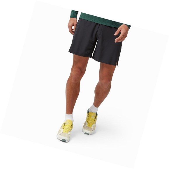 Black On Lightweight Men's Running Shorts | 6573UPDRI