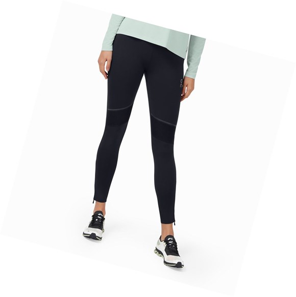 Black On Tights Long Pants Women's Running Leggings | 6418KCRQA