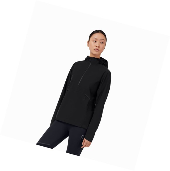 Black On Waterproof Anorak Women's Jackets | 0291DWPVE