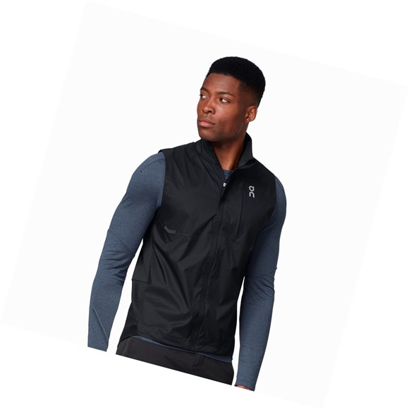 Black On Weather Men's Vest | 2863UKQYF