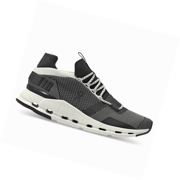 Black / White On Cloudnova Men's Sneakers | 2561XNHPR