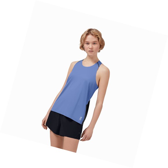 Blue / Black On Tank-T Women's Tanks | 9603HWUIG