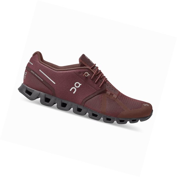 Claret On Cloud Monochrome Men's Road Running Shoes | 0486QGRUB