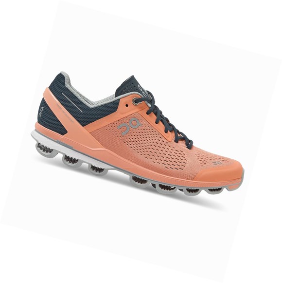 Coral / Navy On Cloudsurfer Women's Training Shoes | 1376JROPT