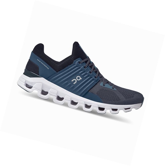 Dark Blue On Cloudswift Men's Road Running Shoes | 8293MUPDO