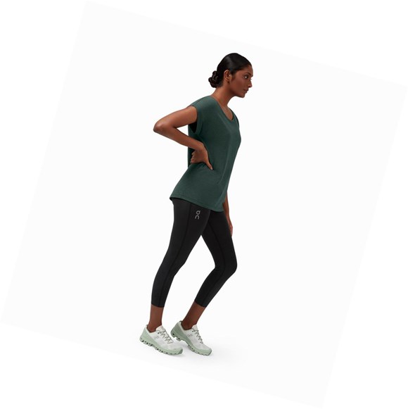 Dark Green On On-T Women's T Shirts | 8152CLZMF