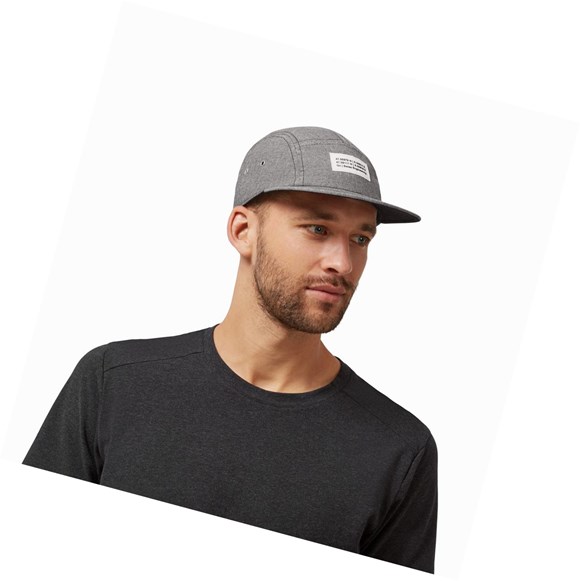 Grey On 5 Panel Women's Hats | 3254SQCRA