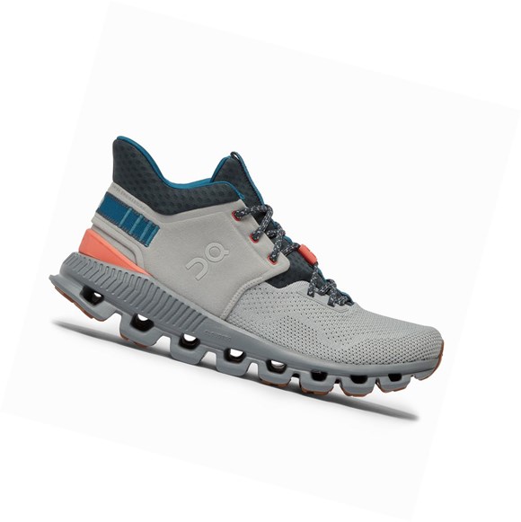 Grey On Cloud Hi Edge Women's Sneakers | 2798SBYHT
