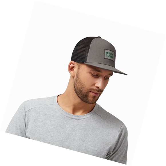 Grey On Crew Men's Hats | 9234QYJEZ