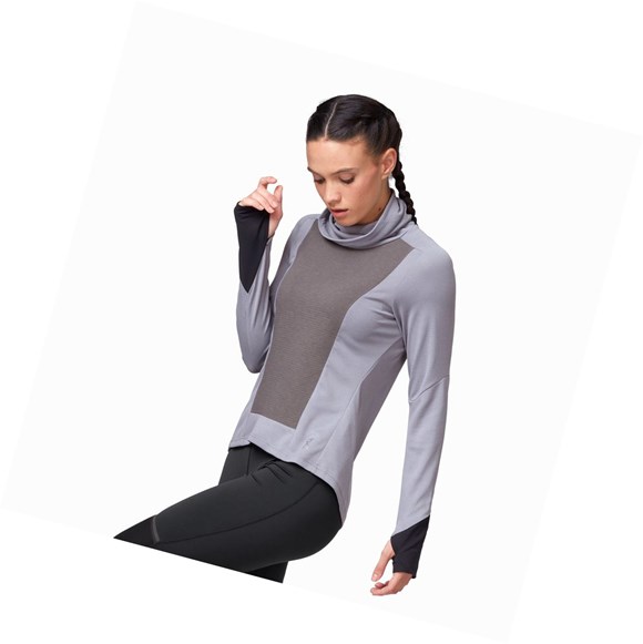Khaki On Weather Women's Running Shirts | 0748PDNHB