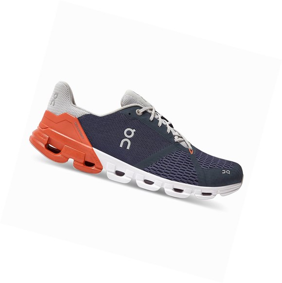 Royal / Grey On Cloudflyer Men's Road Running Shoes | 4910VXZRA