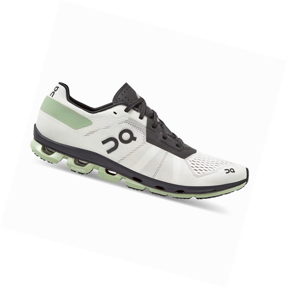White / Black On Cloudflash Women's Road Running Shoes | 3758YDJQW