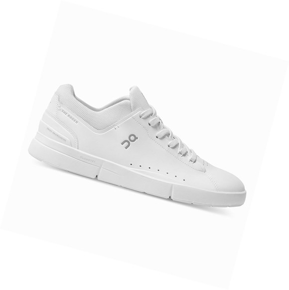 White On THE ROGER Advantage Men's Tennis Shoes | 0214DHXOK