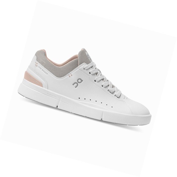 White / Rose On THE ROGER Advantage Women's Tennis Shoes | 1594WOXQA